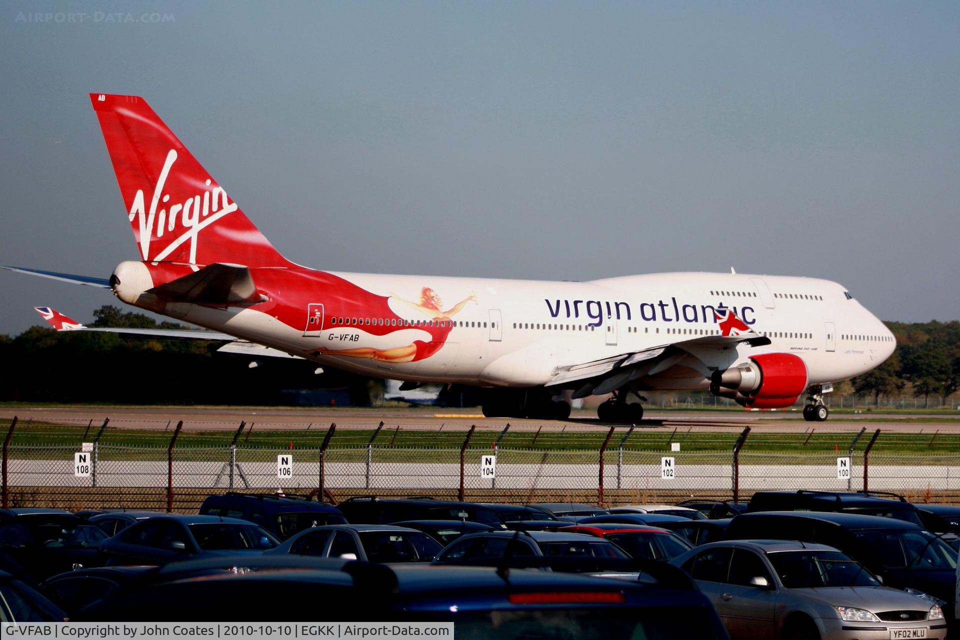 G-VFAB, 1994 Boeing 747-4Q8 C/N 24958, Rolling 08