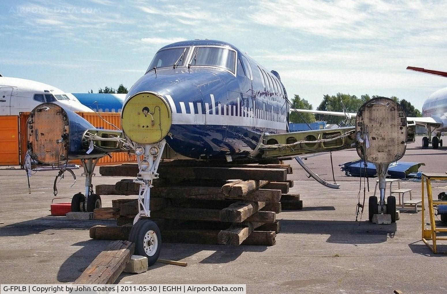 G-FPLB, 1982 Beech 200 Super King Air C/N BB-1048, Being scrapped