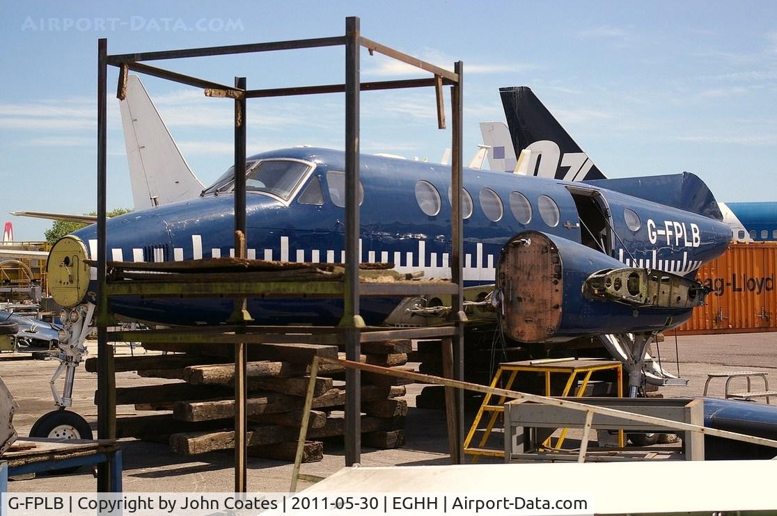 G-FPLB, 1982 Beech 200 Super King Air C/N BB-1048, Being scrapped