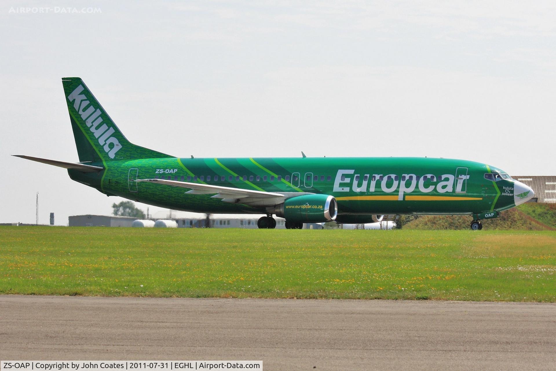 ZS-OAP, 1989 Boeing 737-4S3 C/N 24167/1736, Arriving ATC
