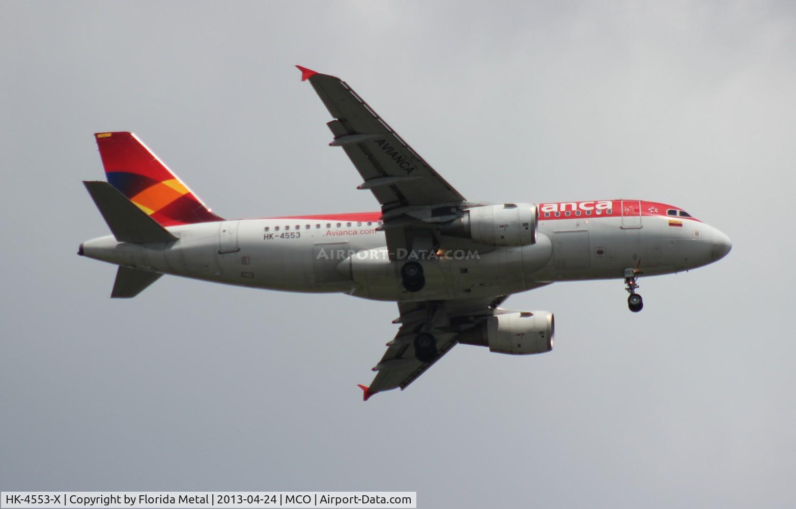 HK-4553-X, 2008 Airbus A319-115LR C/N 3467, Avianca A319