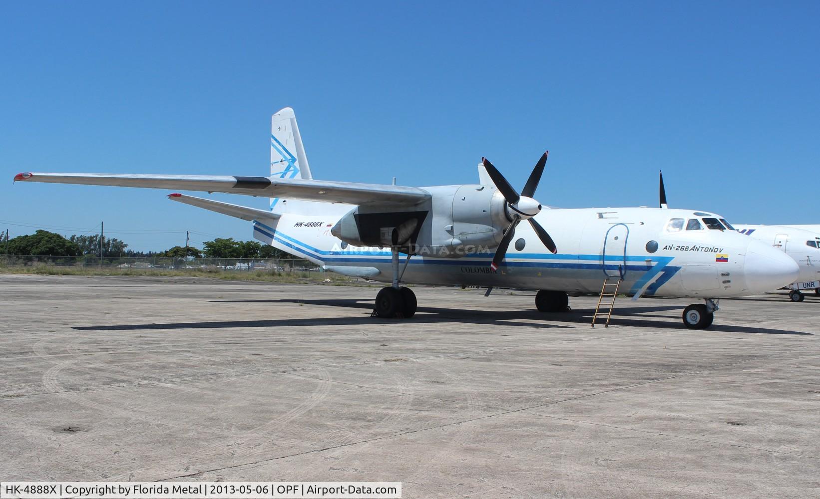 HK-4888X, 1980 Antonov An-26B C/N 97310406, Antonov AN-26 going to Colombia