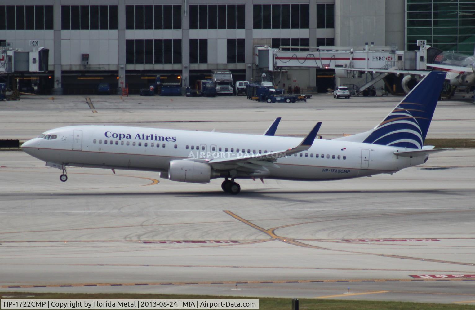 HP-1722CMP, 2011 Boeing 737-8V3 C/N 38100, Copa 737-800