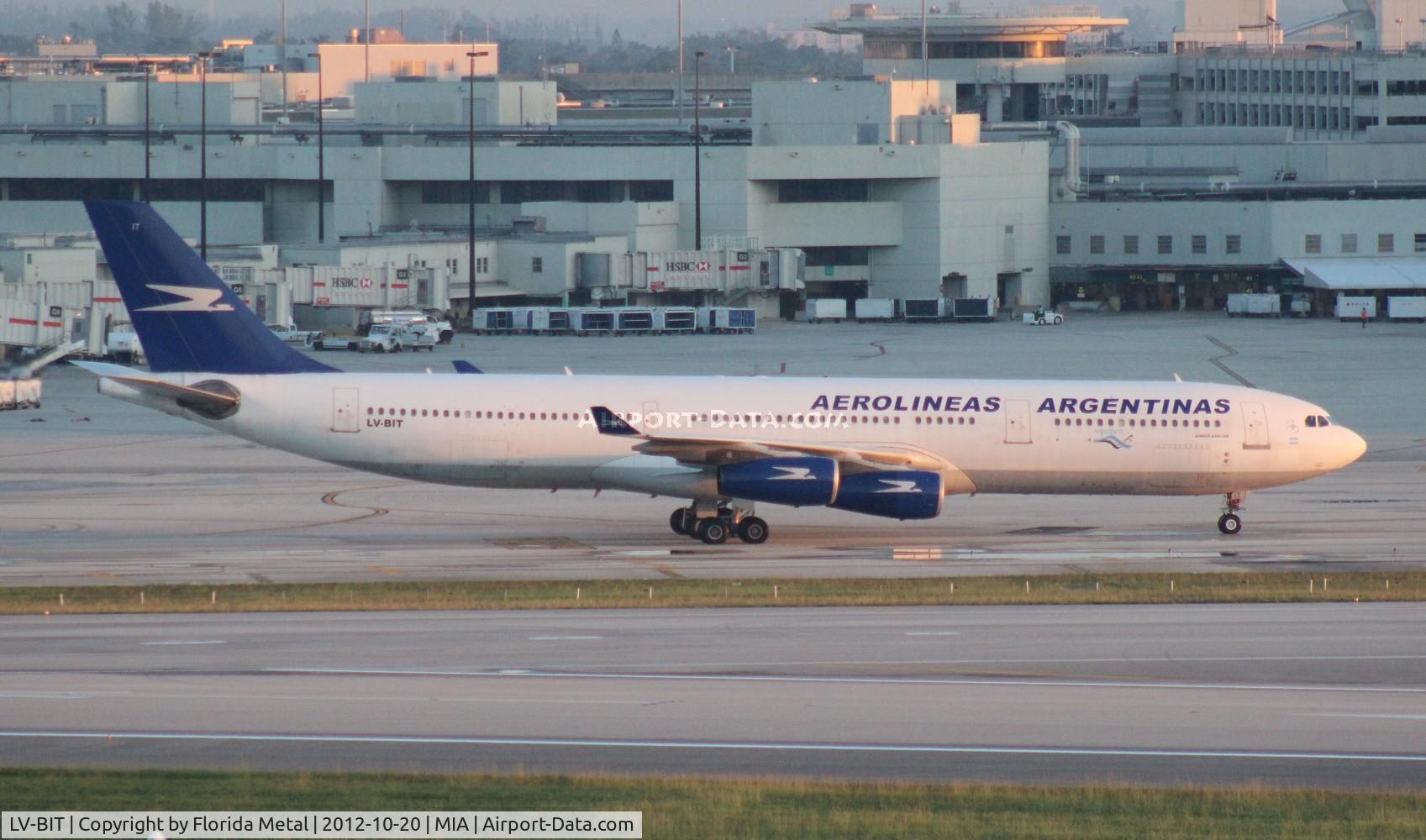 LV-BIT, 1995 Airbus A340-313 C/N 093, Aerolineas Argentinas A340-300