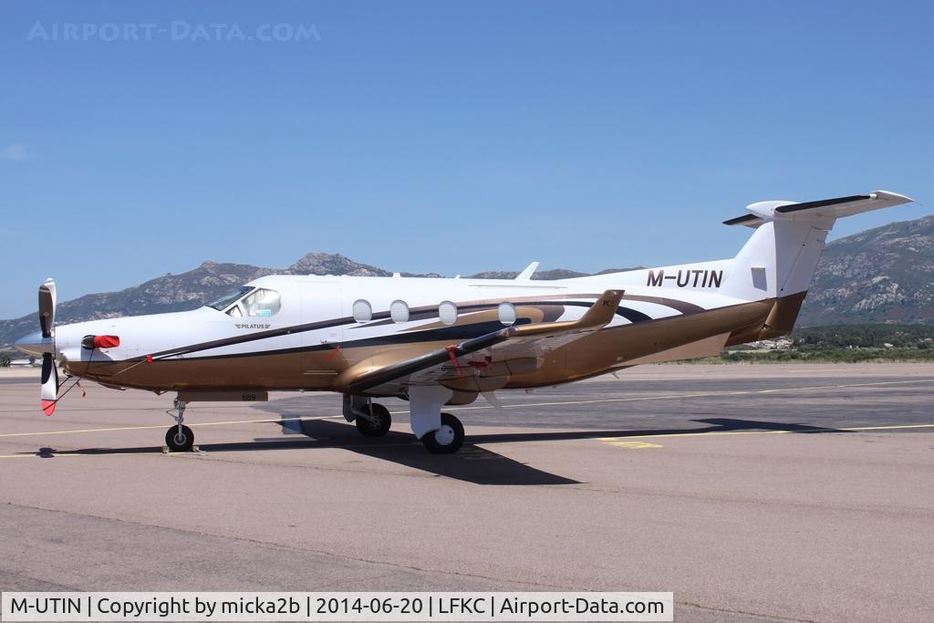 M-UTIN, 2005 Pilatus PC-12/45 C/N 659, Parked