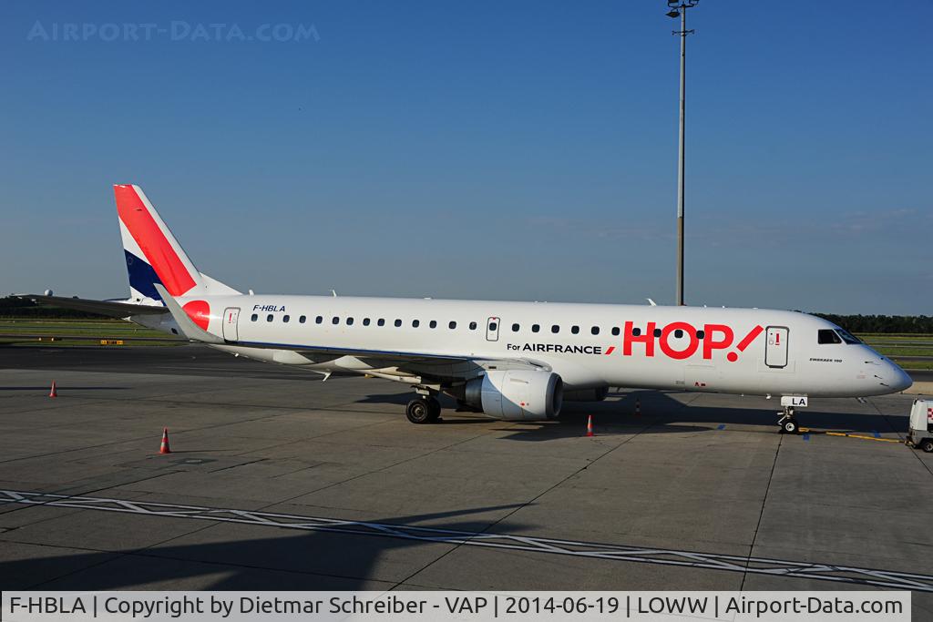 F-HBLA, 2007 Embraer 195LR (ERJ-190-200LR) C/N 19000051, Hop Embraer 195