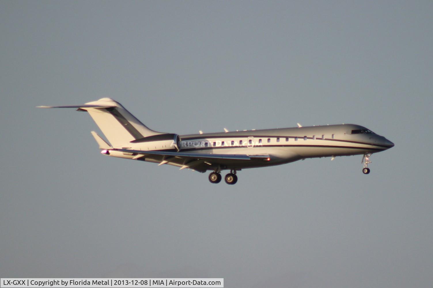 LX-GXX, 2008 Bombardier BD-700-1A10 Global Express C/N 9306, Global Express