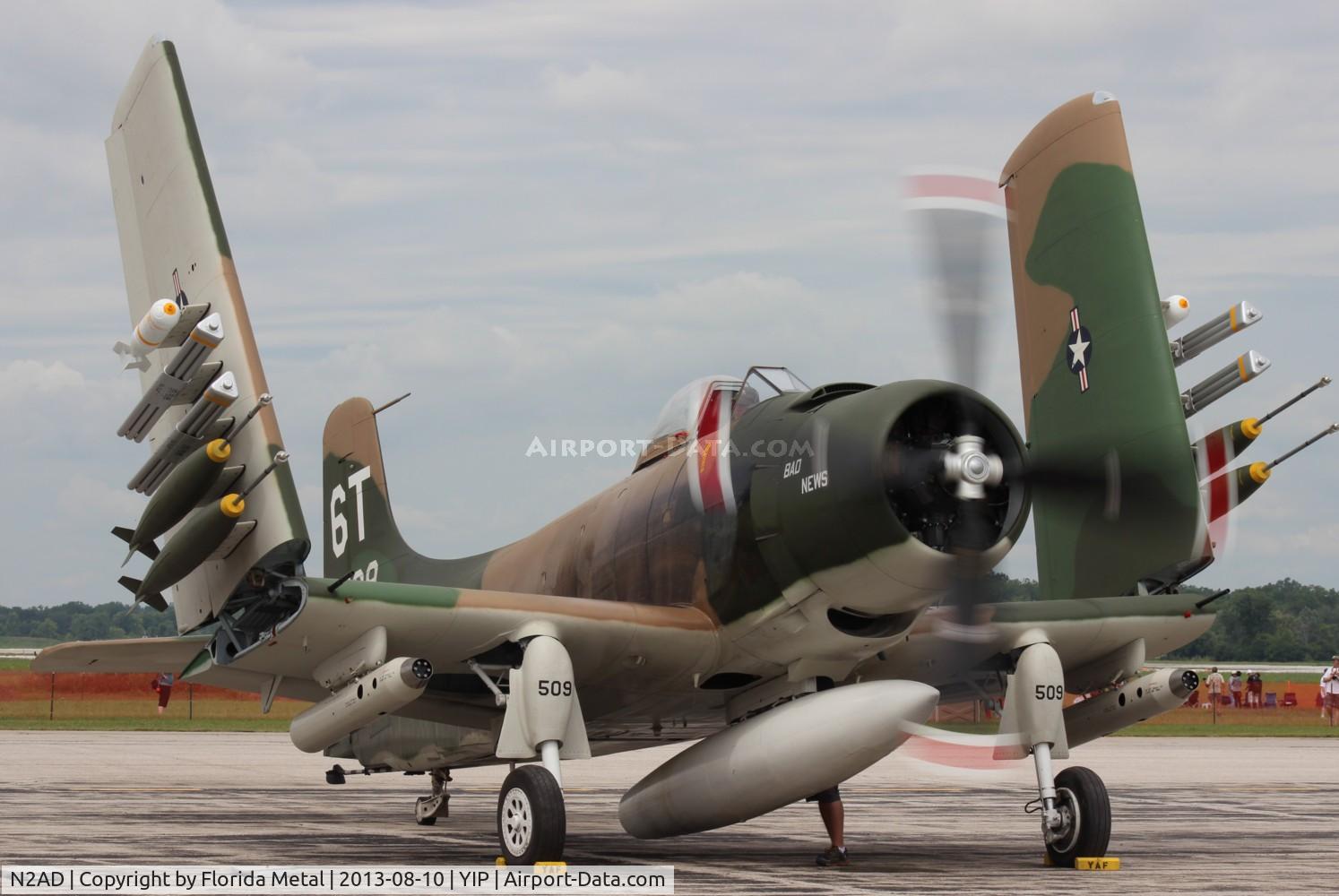 N2AD, 1947 Douglas AD-1 Skyraider C/N 09257/2085, AD-1 Skyraider