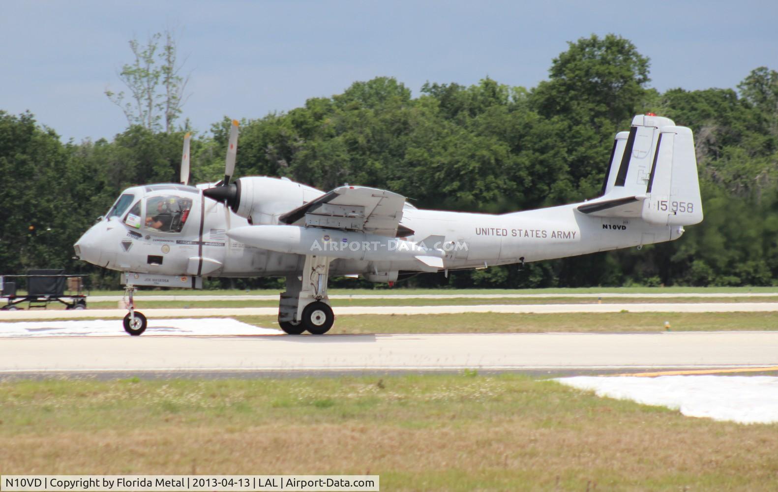 N10VD, 1968 Grumman OV-1D Mohawk C/N 162C, OV-1D Mohawk at Sun N Fun 2013