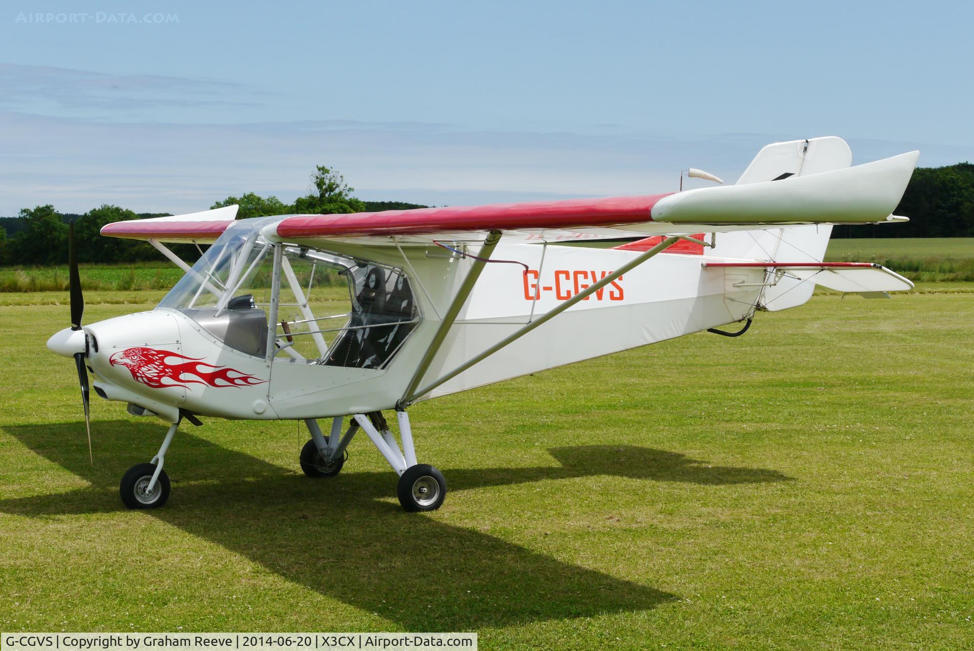 G-CGVS, 2013 X'Air Hawk C/N LAA 340-15073, Parked at Northrepps.