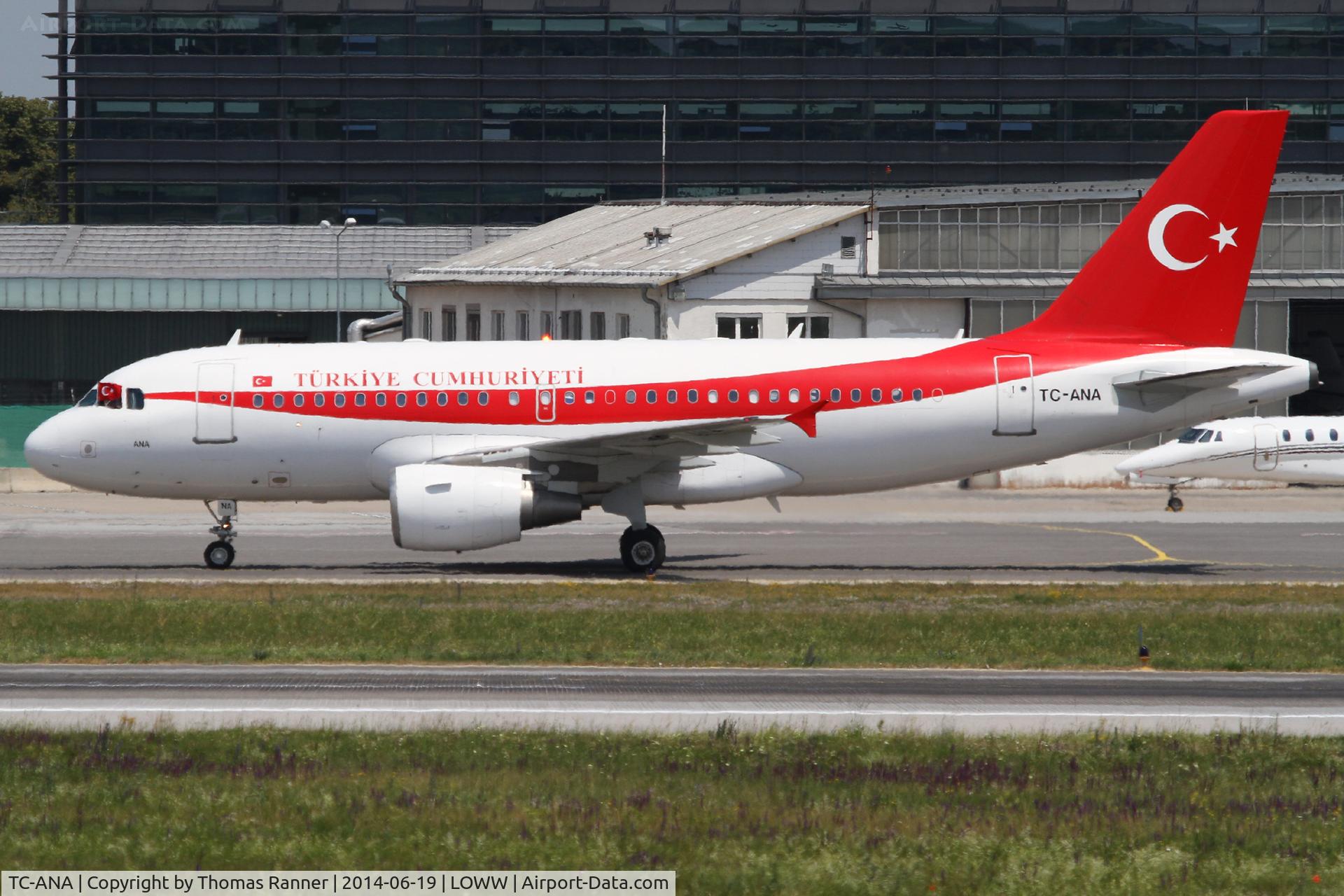 TC-ANA, 2000 Airbus ACJ319 (A319-115/CJ) C/N 1002, Turkish Gvmt A319