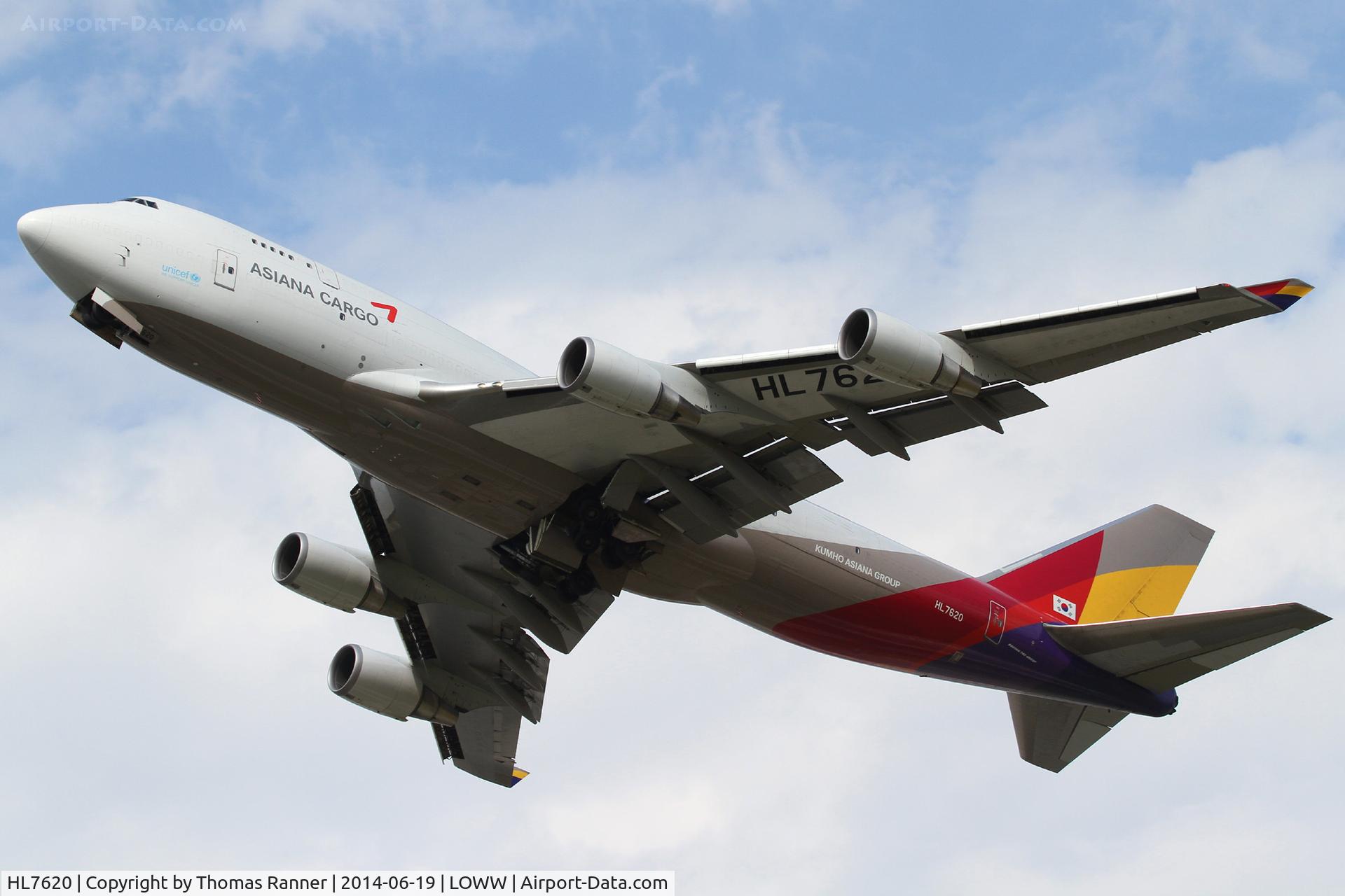 HL7620, 1999 Boeing 747-419BDS(F) C/N 29375, Asiana B747