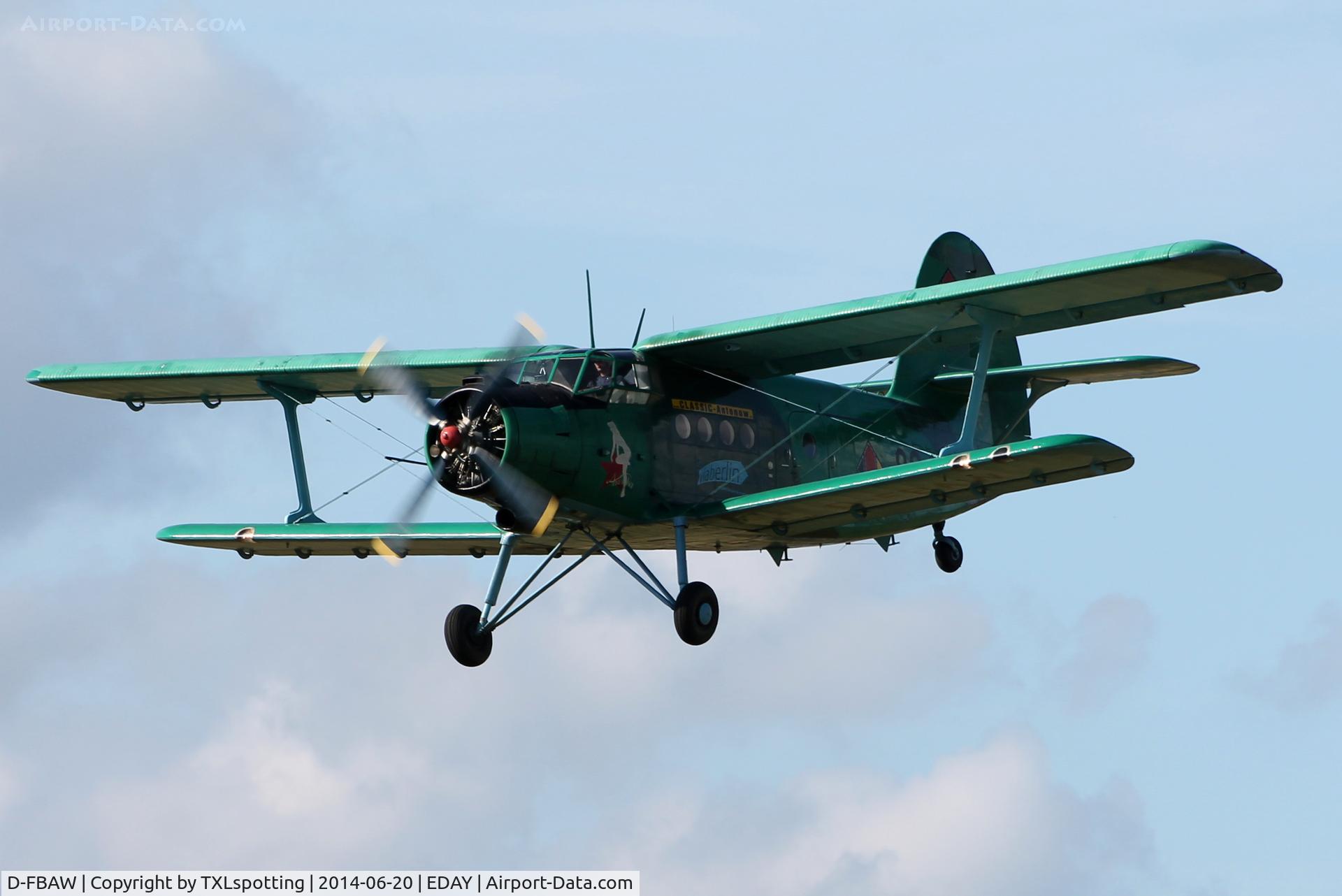 D-FBAW, Antonov An-2T C/N 1G160-01, Final Approach