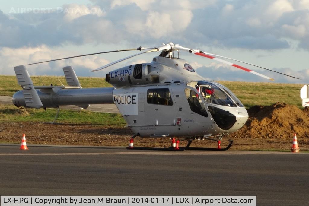 LX-HPG, 1995 McDonnell Douglas MD-900 Explorer C/N 900-00013, Luxembourg Air Rescue (LAR) helicopter often leased to Police Grand Ducal replacing LX-PGA when on maintenance.