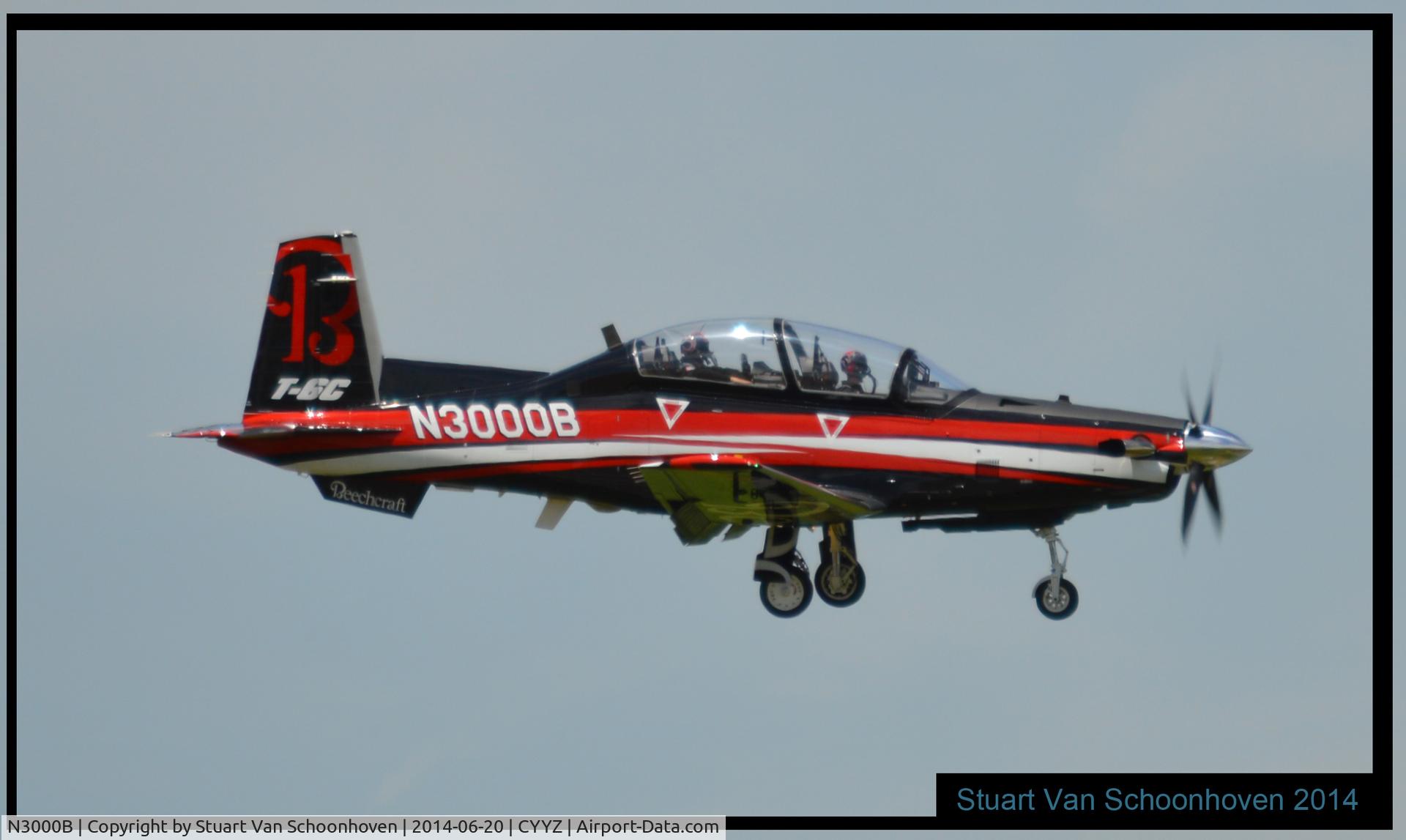 N3000B, 2006 Raytheon 3000 (T-6) C/N PH-1, Hawker Beechcraft | Raytheon 3000 | YYZ | Runway 5 |