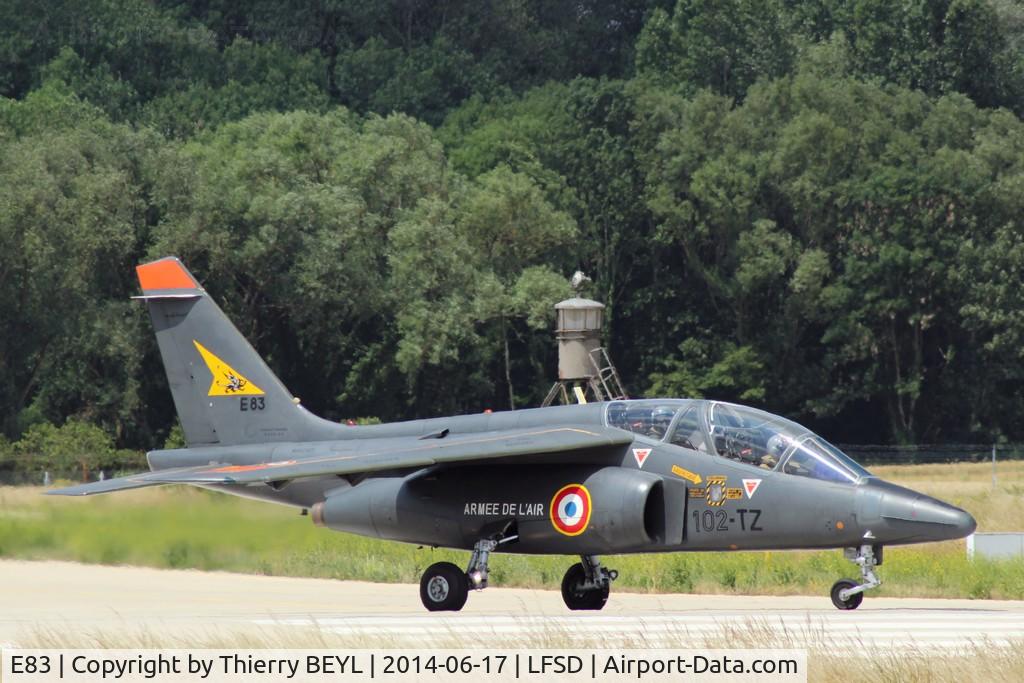 E83, Dassault-Dornier Alpha Jet E C/N E83, Taxying before takeoff