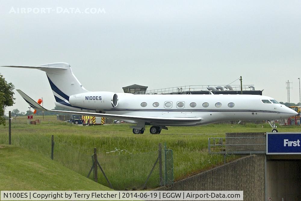N100ES, 2011 Gulfstream G-VI (G650ER) C/N 6014, Gulfstream Aerospace Corp GVI, c/n: 6014 at Luton
