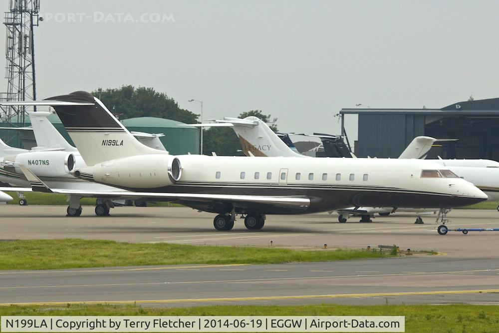 N199LA, 2007 Bombardier BD-700-1A11 Global 5000 C/N 9255, 2007 Bombardier BD-700-1A11, c/n: 9255 at Luton