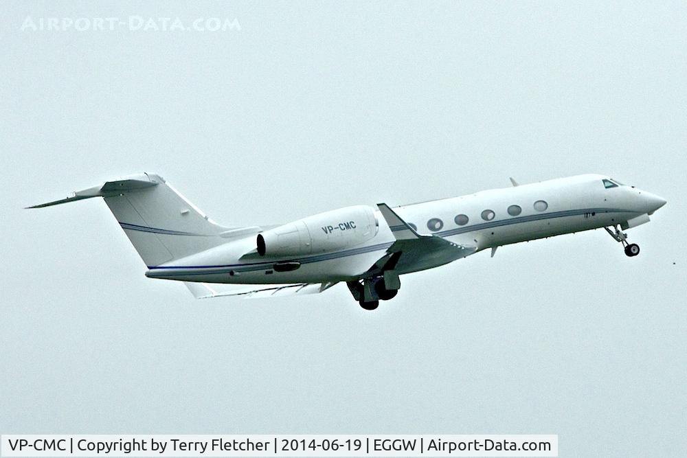 VP-CMC, Gulfstream Aerospace GIV-X (G450) C/N 4269, Gulfstream Aerospace GIV-X (G450), c/n: 4269 at Luton