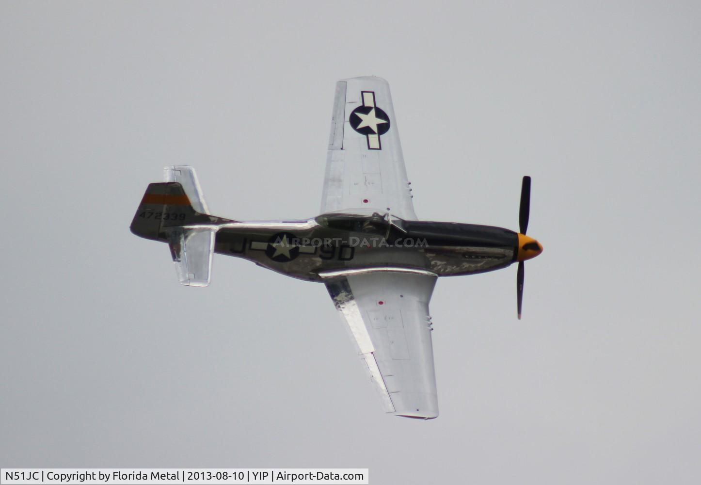 N51JC, 1944 North American P-51D Mustang C/N 122-38798, The Brat III
