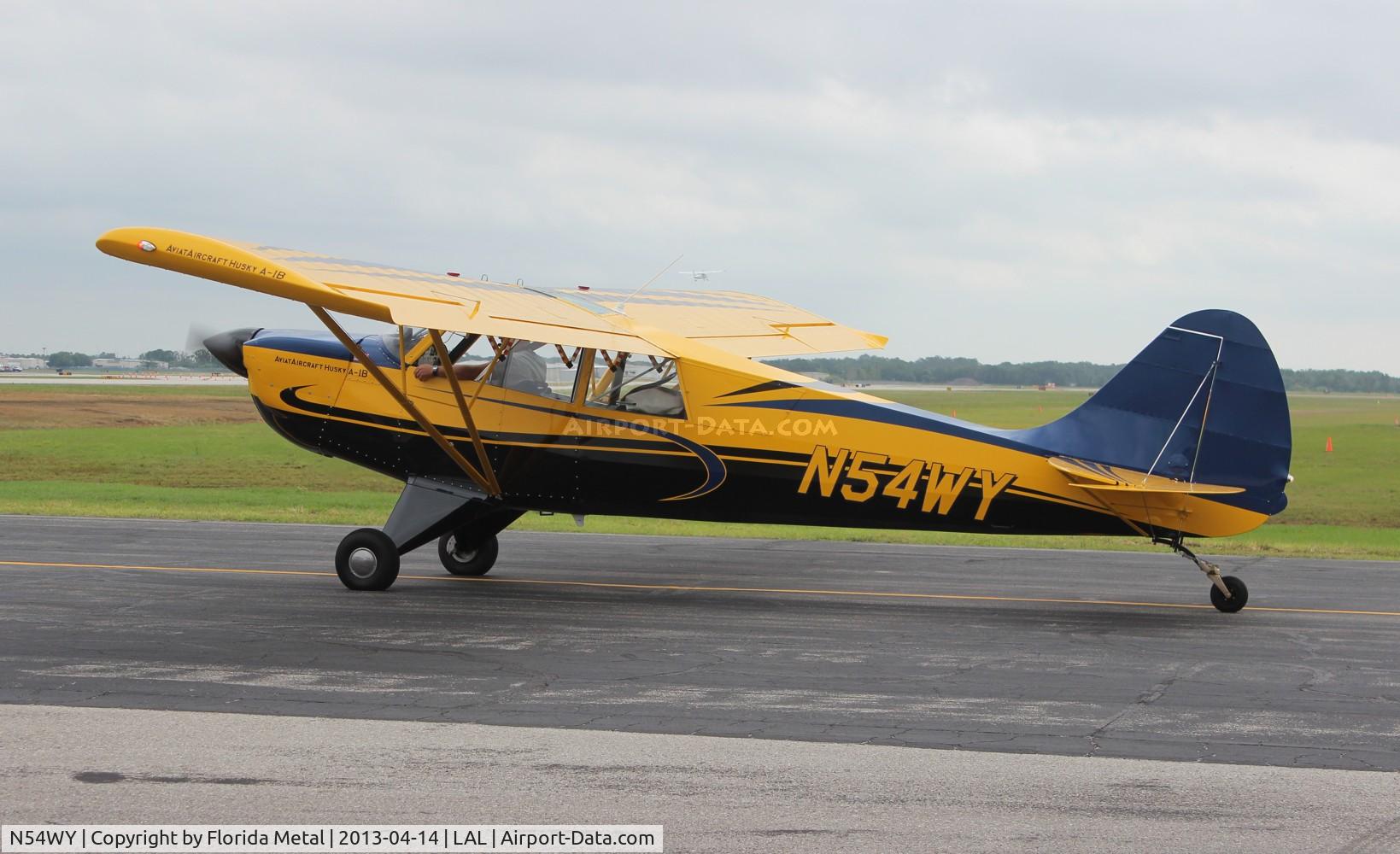 N54WY, 2013 Aviat A-1B Husky C/N 3126, Aviat A-1B at Sun N Fun