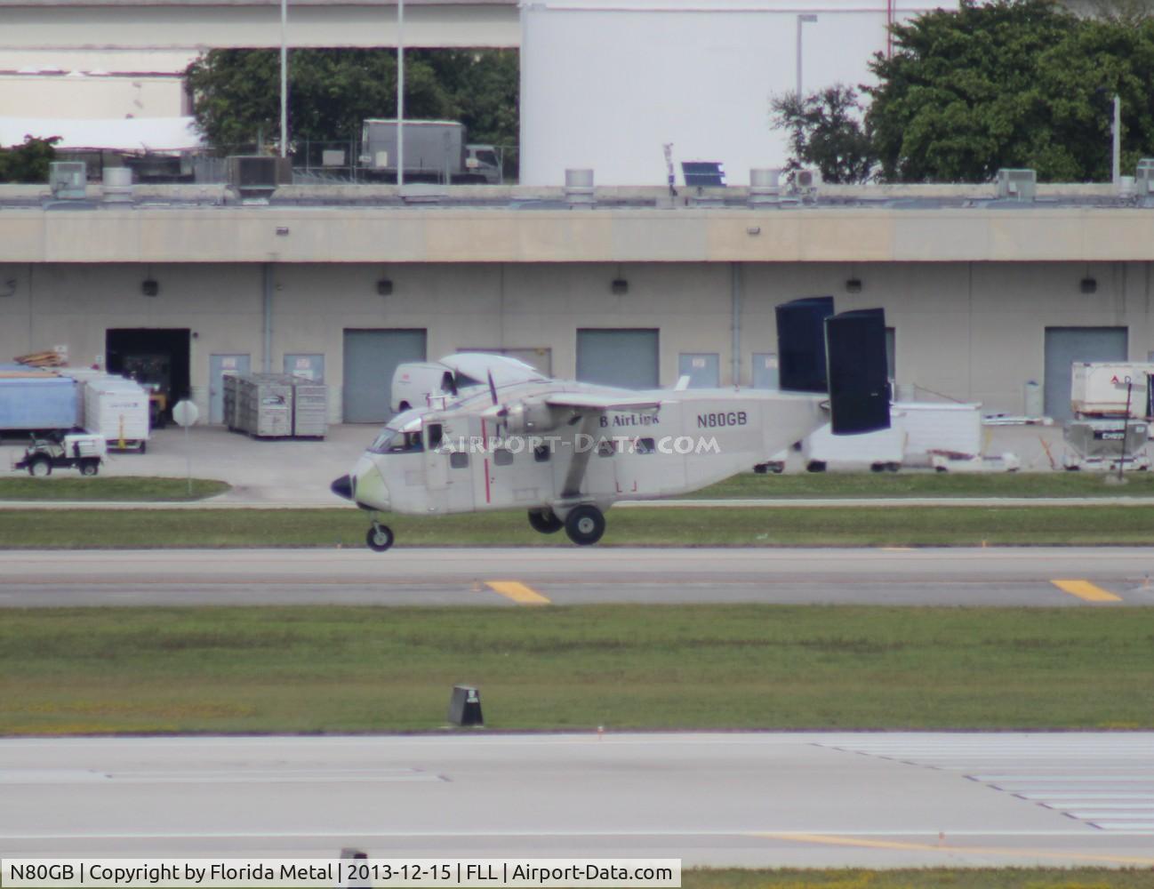N80GB, 1970 Short SC-7 Skyvan 3M-400 C/N SH.1888, Short SC-7 Skyvan