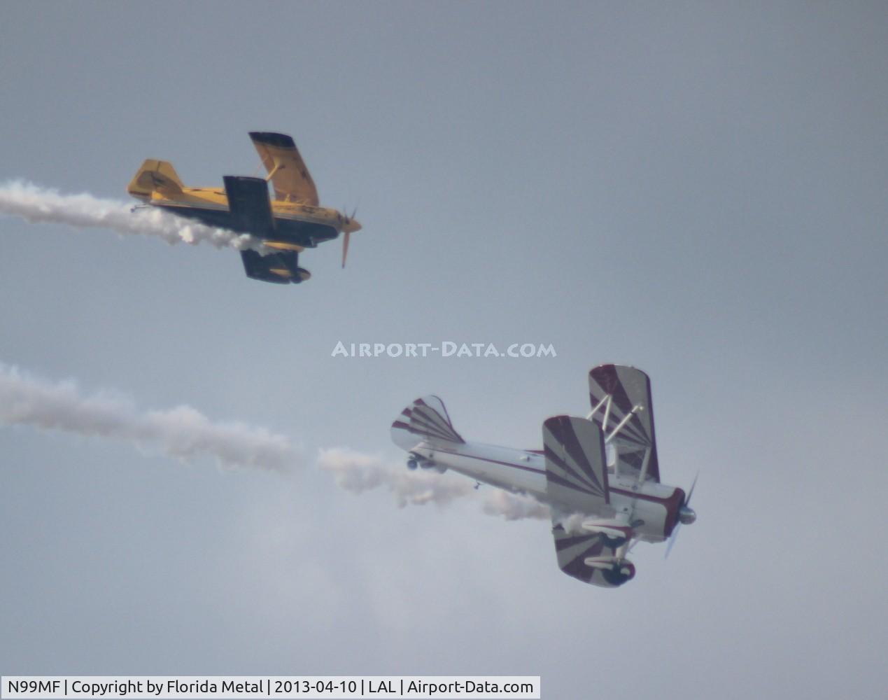 N99MF, 1982 Pitts S-2S Special C/N 3004, Pitts S-2S in formaton with a Waco