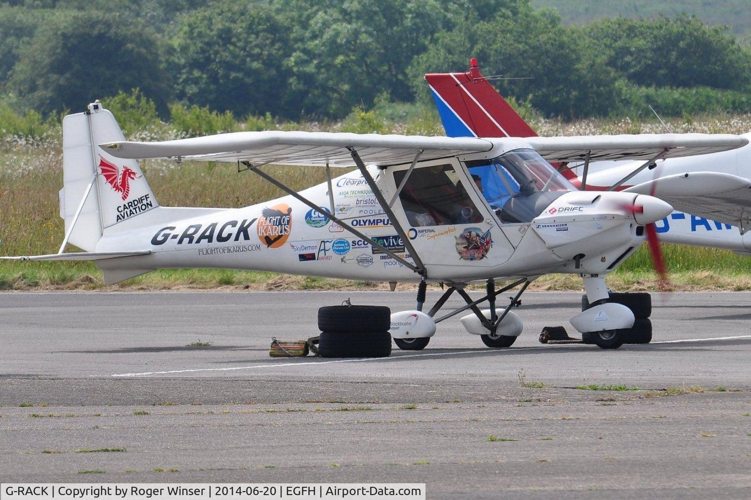 G-RACK, 2008 Comco Ikarus C42 FB100 C/N 0804-6954, Visiting Ikarus C42.