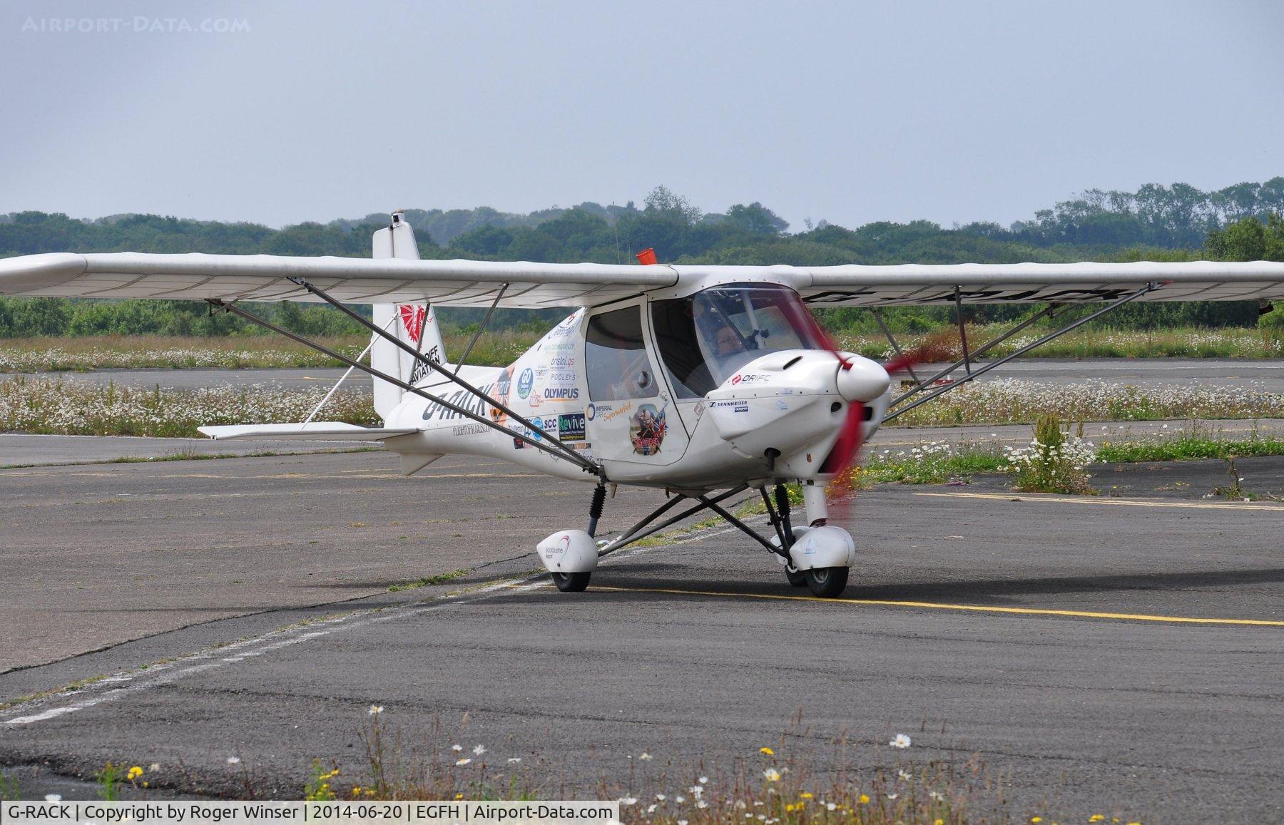 G-RACK, 2008 Comco Ikarus C42 FB100 C/N 0804-6954, Visiting Ikarus C42.