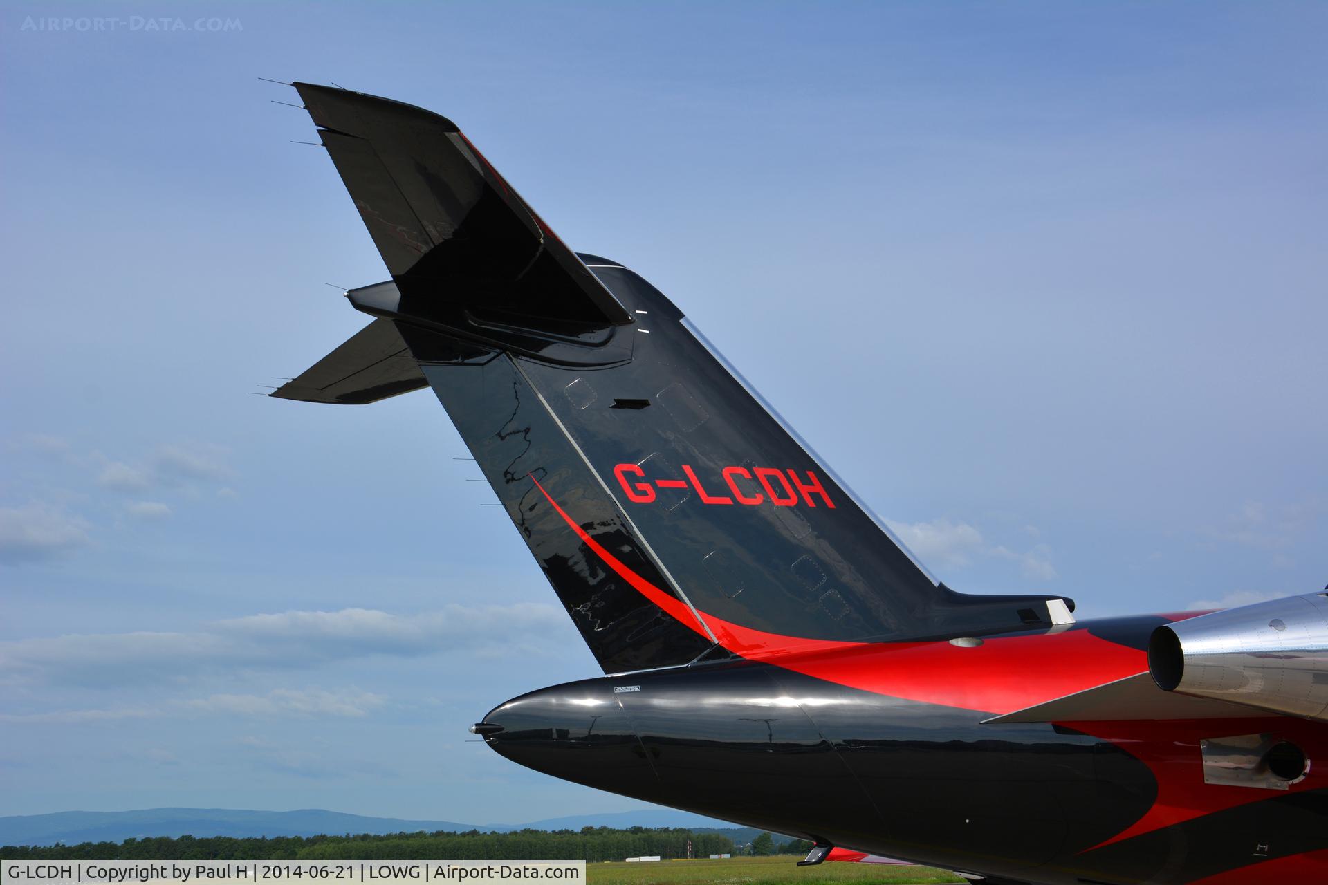 G-LCDH, 2012 Bombardier Challenger 605 (CL-600-2B16) C/N 5904, CL-600 of Lewis Hamilton at LOWG