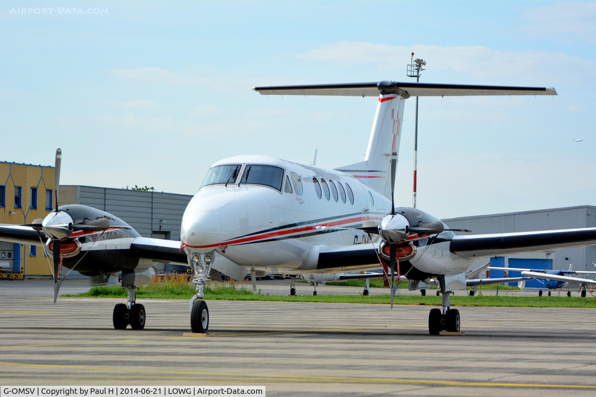 G-OMSV, 2009 Hawker Beechcraft B200GT King Air King Air C/N BY-96, King Air C90 at LOWG