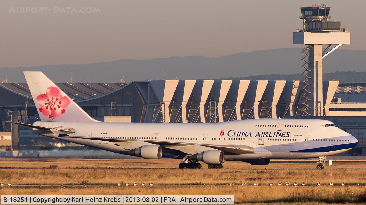 B-18251, 1995 Boeing 747-406 C/N 27965, China Airlines
