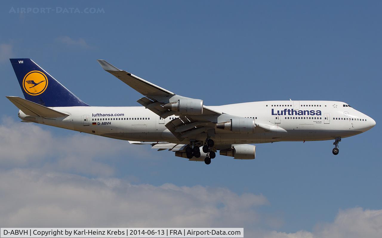 D-ABVH, 1991 Boeing 747-430 C/N 25045, Lufthansa