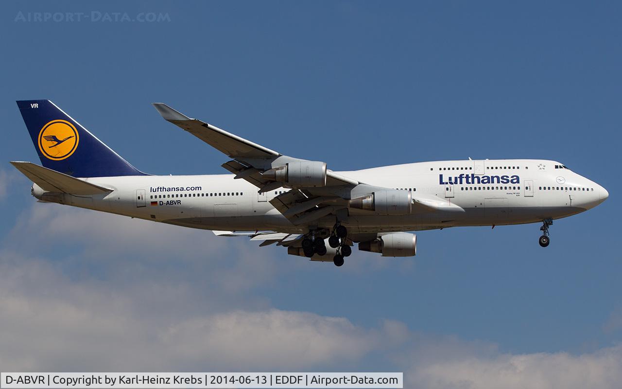 D-ABVR, 1997 Boeing 747-430 C/N 28285, Lufthansa