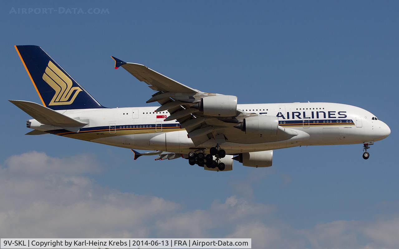 9V-SKL, 2010 Airbus A380-841 C/N 058, Singapore Airlines