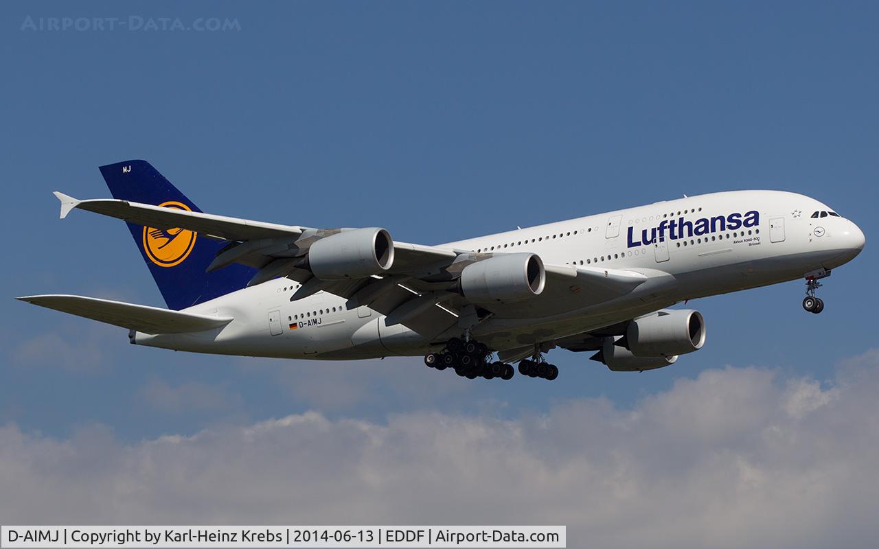 D-AIMJ, 2011 Airbus A380-841 C/N 073, Lufthansa