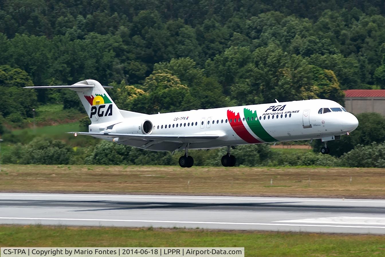 CS-TPA, 1989 Fokker 100 (F-28-0100) C/N 11257, ------------------