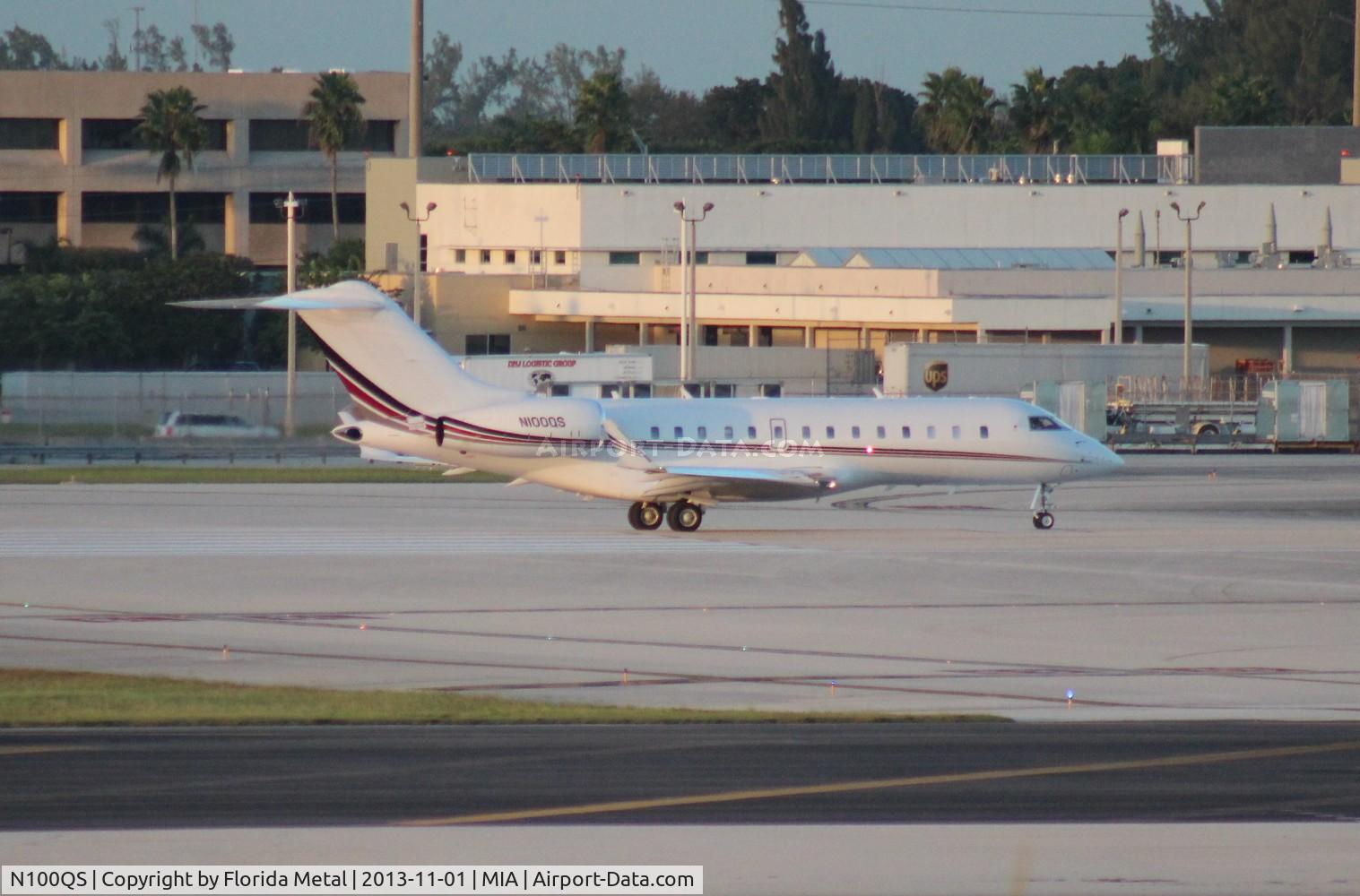 N100QS, 2012 Bombardier BD-700-1A11 Global 5000 C/N 9480, Net Jets Global 5000
