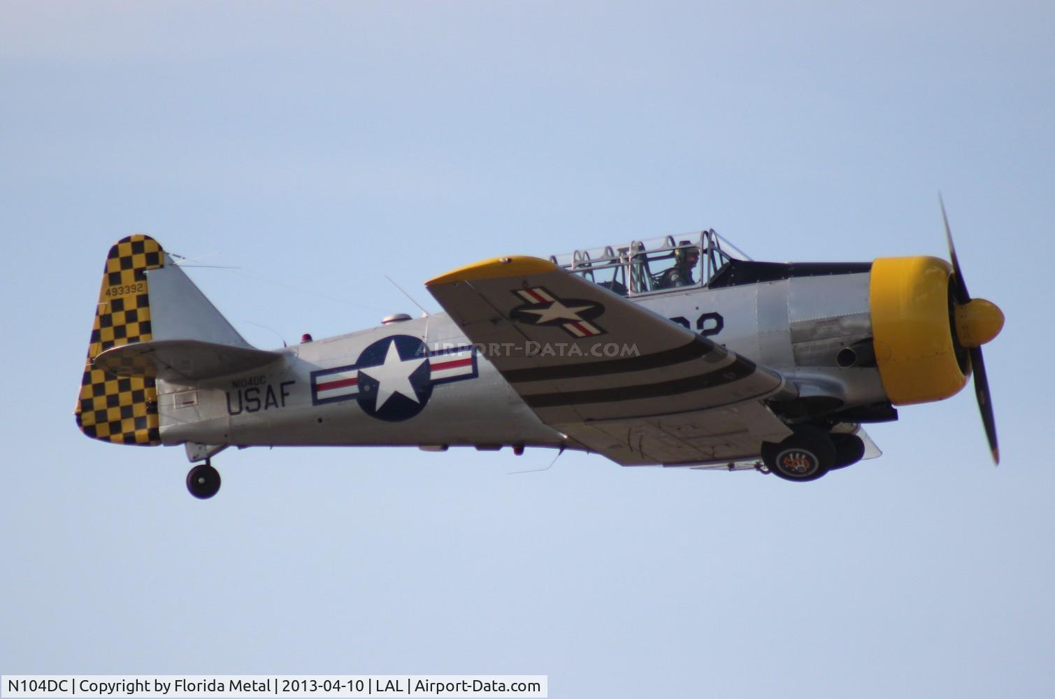 N104DC, 1949 North American T-6G Texan C/N 168-516, T-6G Texan at Sun N Fun