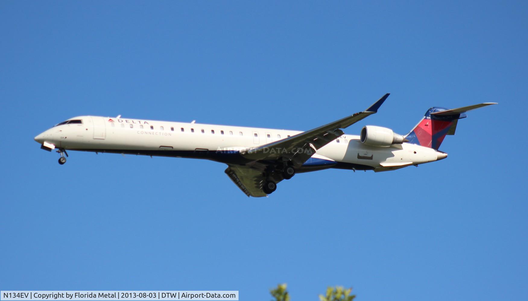 N134EV, 2009 Bombardier CRJ-900ER (CL-600-2D24) C/N 15223, Delta Connection CRJ-900