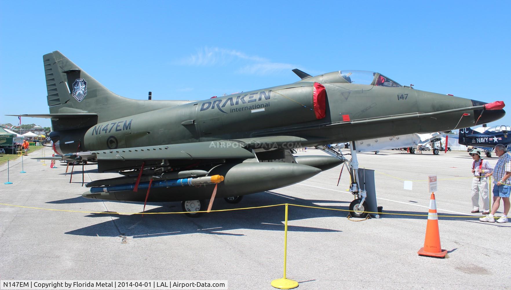 N147EM, 1968 McDonnell Douglas A-4G Skyhawk C/N 13841, Draken A-4 Skyhawk, used to be with the New Zealand Air Force