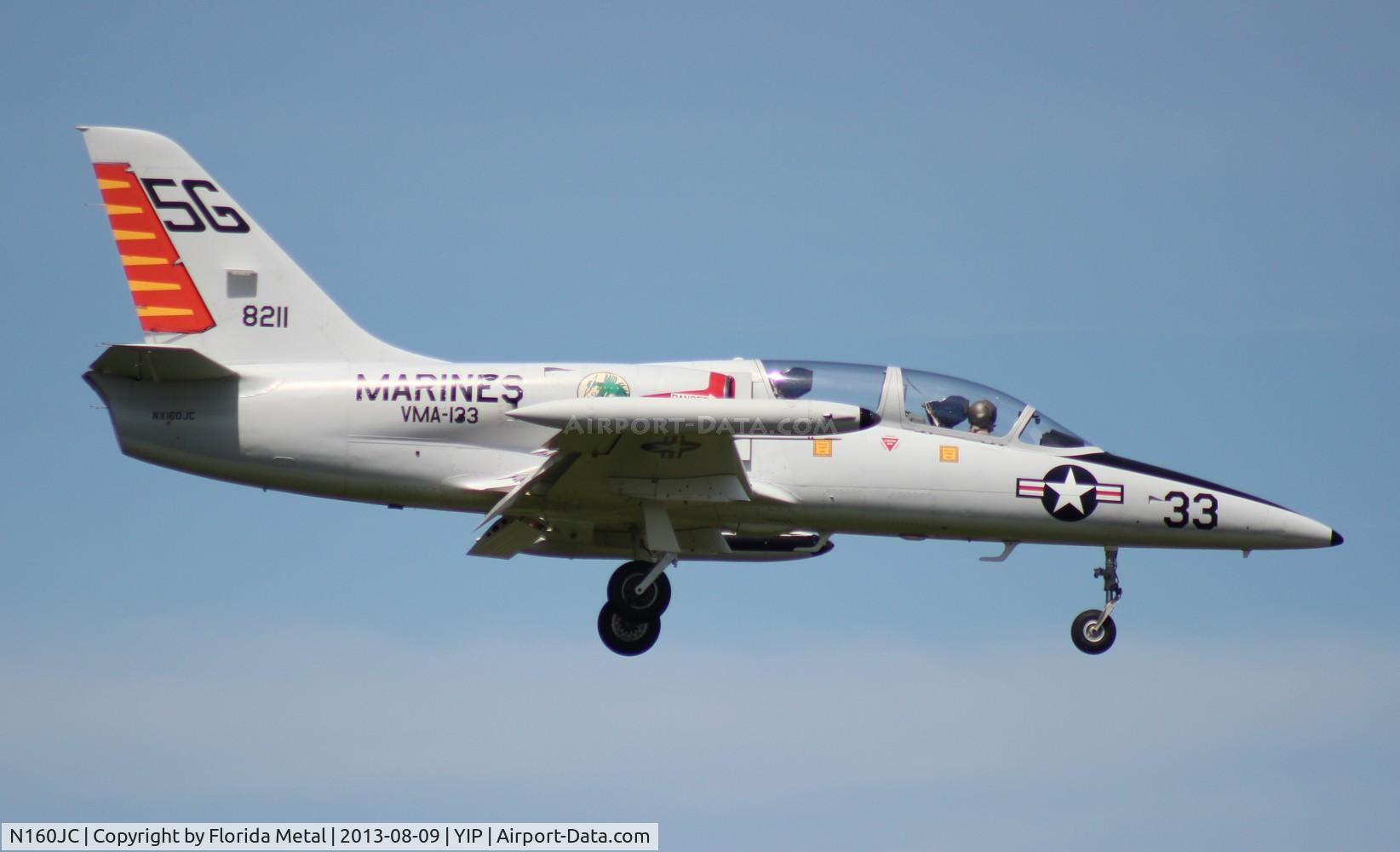 N160JC, Aero L-39 Albatros C/N 8211, L-39 landing at Thunder Over Michigan