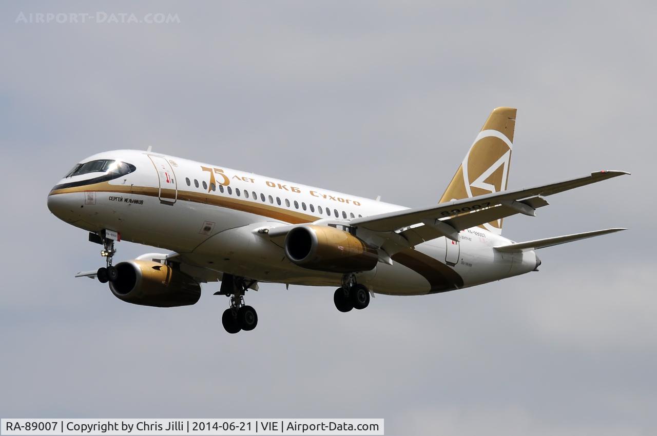 RA-89007, 2012 Sukhoi SuperJet 100-95B C/N 95015, Center South Airlines