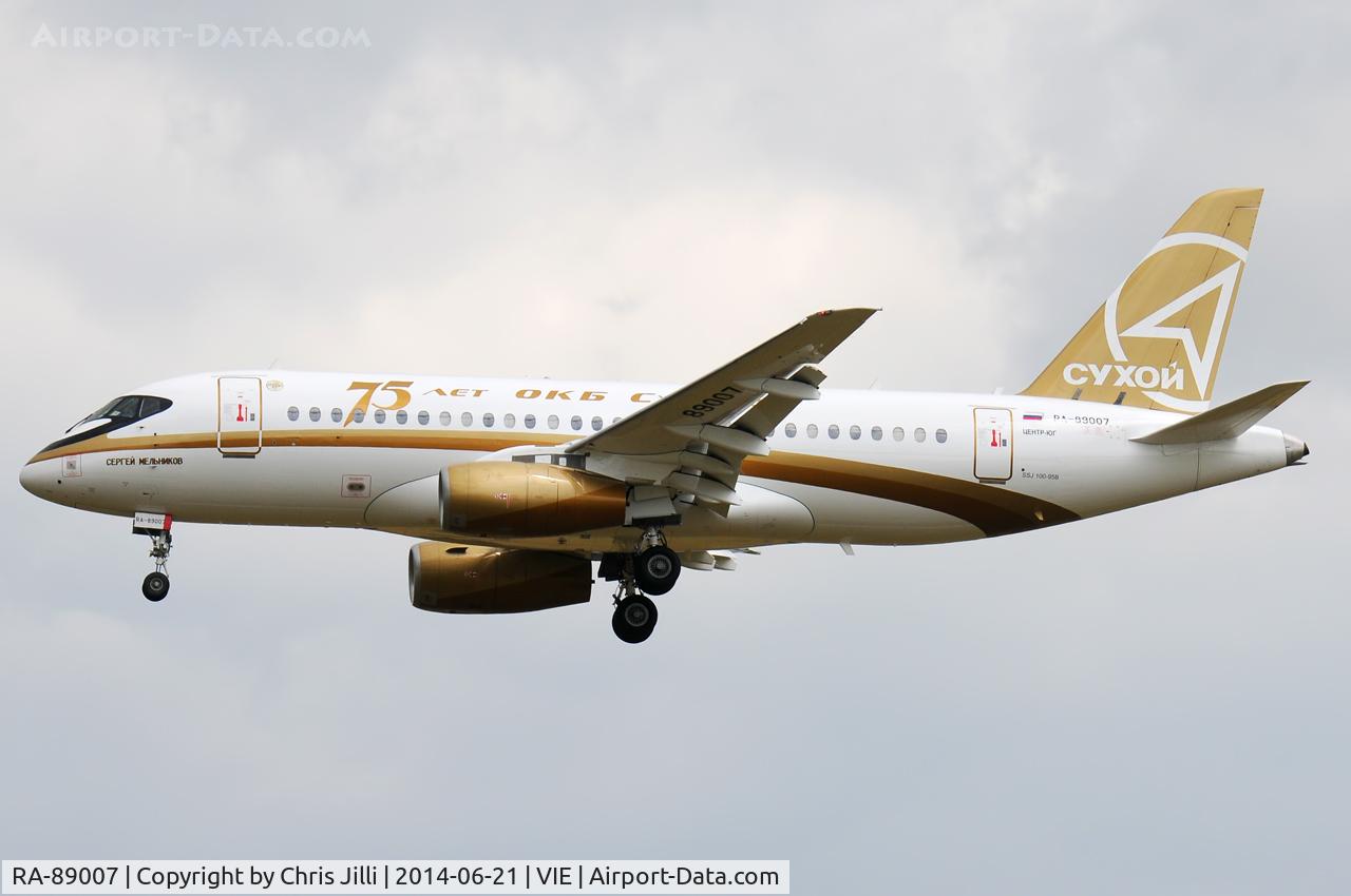 RA-89007, 2012 Sukhoi SuperJet 100-95B C/N 95015, Center South Airlines