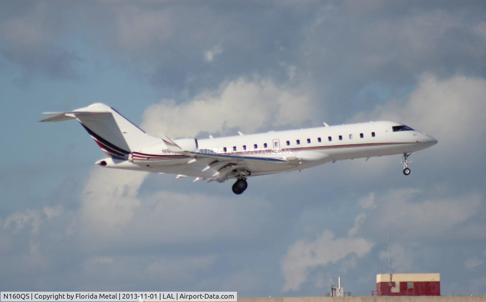 N160QS, 2012 Bombardier BD-700-1A10 Global 6000 C/N 9475, Net Jets Global 6000