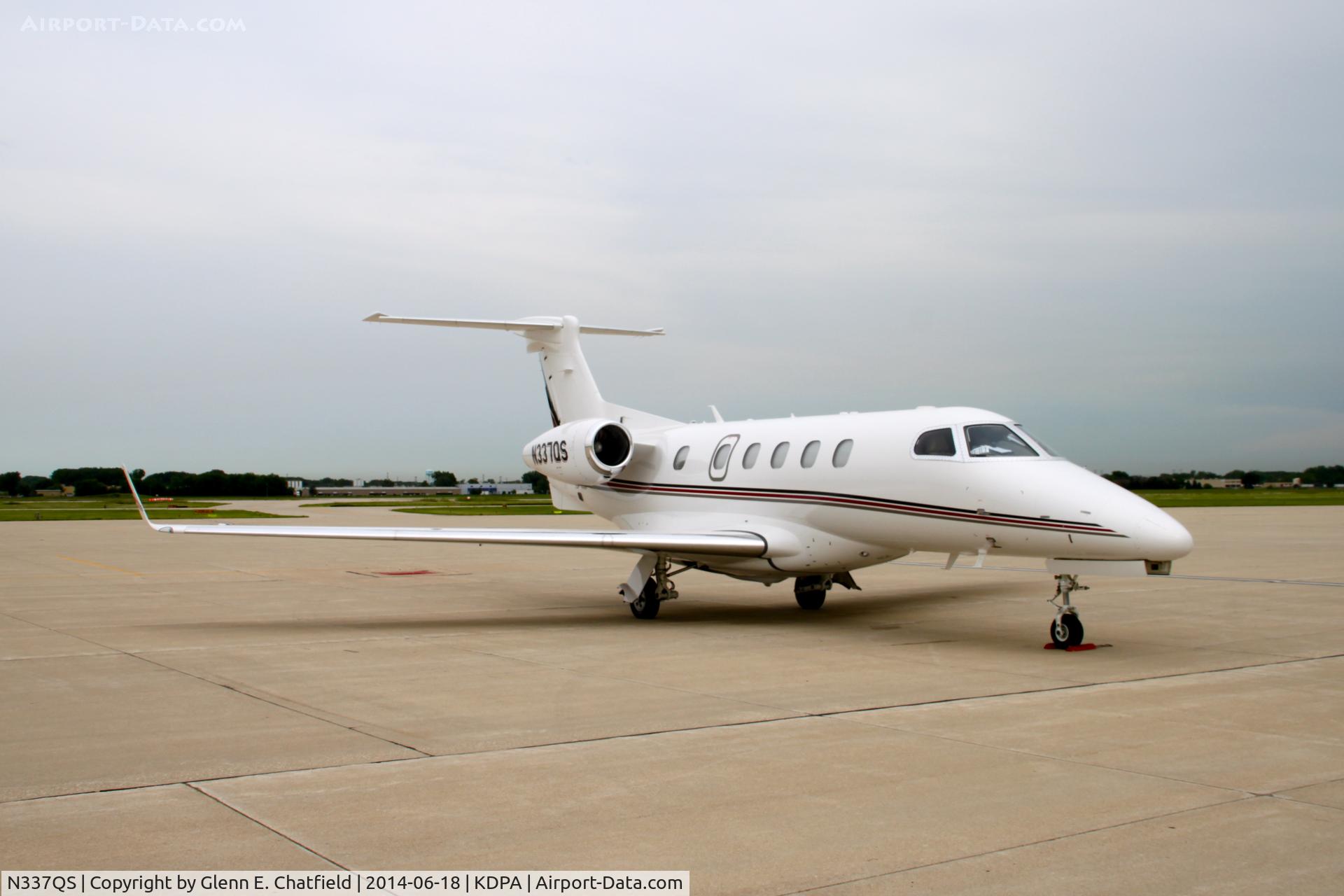 N337QS, 2014 Embraer EMB-505 Phenom 300 C/N 50500202, On the main ramp