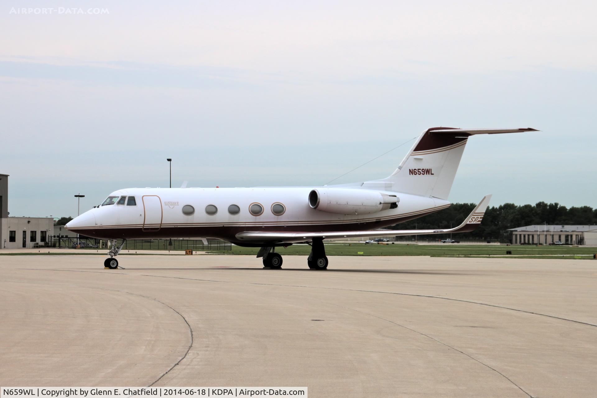 N659WL, 1978 Grumman G-1159 Gulfstream II C/N 204, On the main ramp
