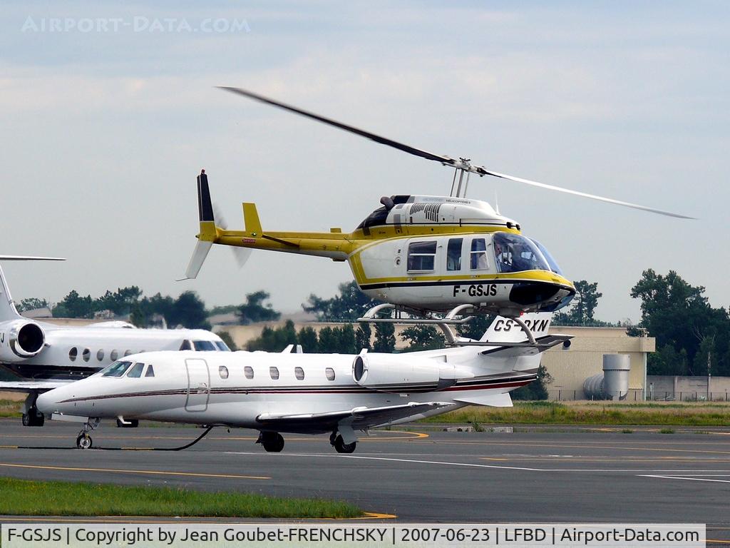 F-GSJS, Bell 206L-4 LongRanger IV LongRanger C/N 52059, JET SYSTEMS SAS