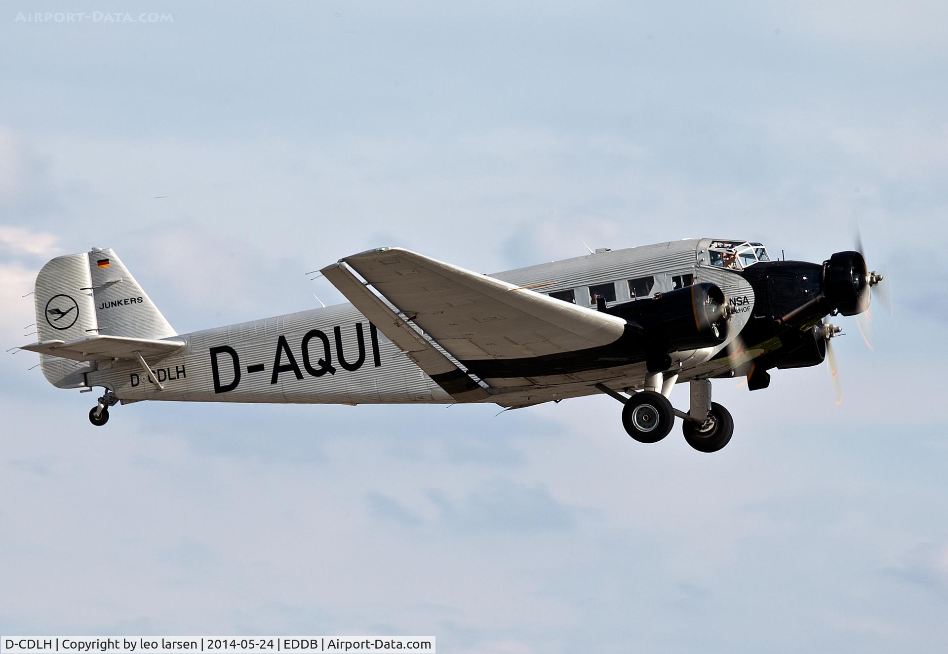 D-CDLH, 1936 Junkers Ju-52/3m C/N 130714, Berlin Air Show 24.5.14