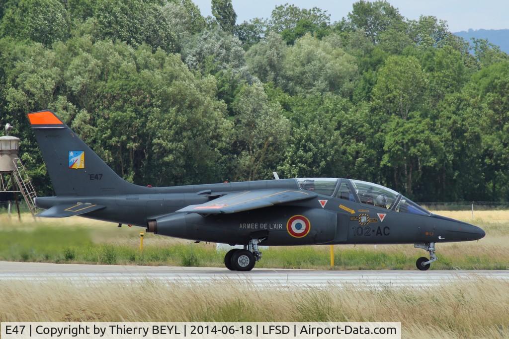 E47, Dassault-Dornier Alpha Jet E C/N E47, Before takeoff
